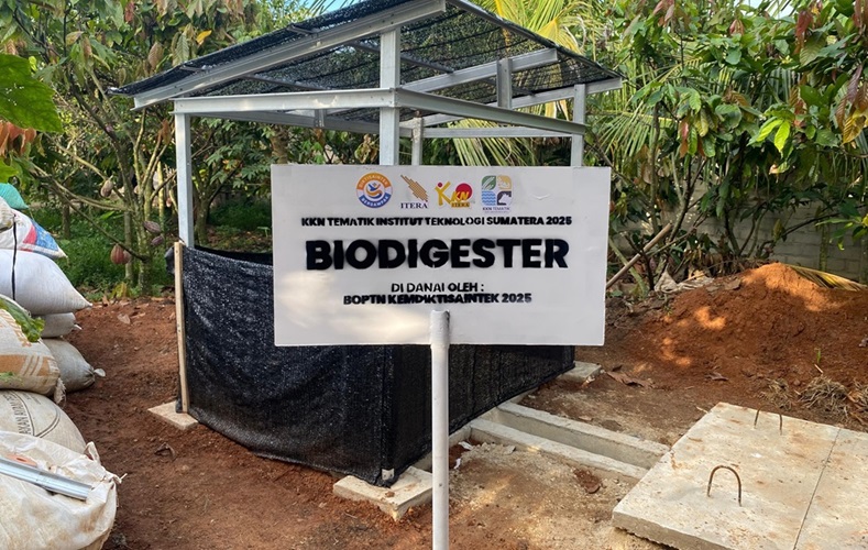 Tim Itera Rancang Biodigester, Teknologi Pengolah Limbah Tahu dan Kotoran Sapi Jadi Biogas di Lampung Timur