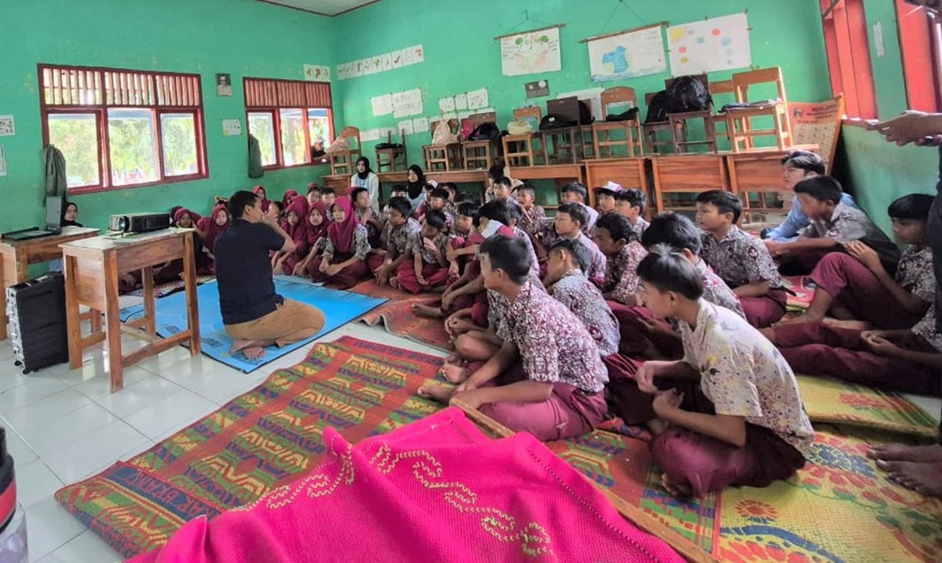 Prodi Teknik Kelautan Itera Edukasi Siswa tentang Siaga Bencana di Teluk Kiluan