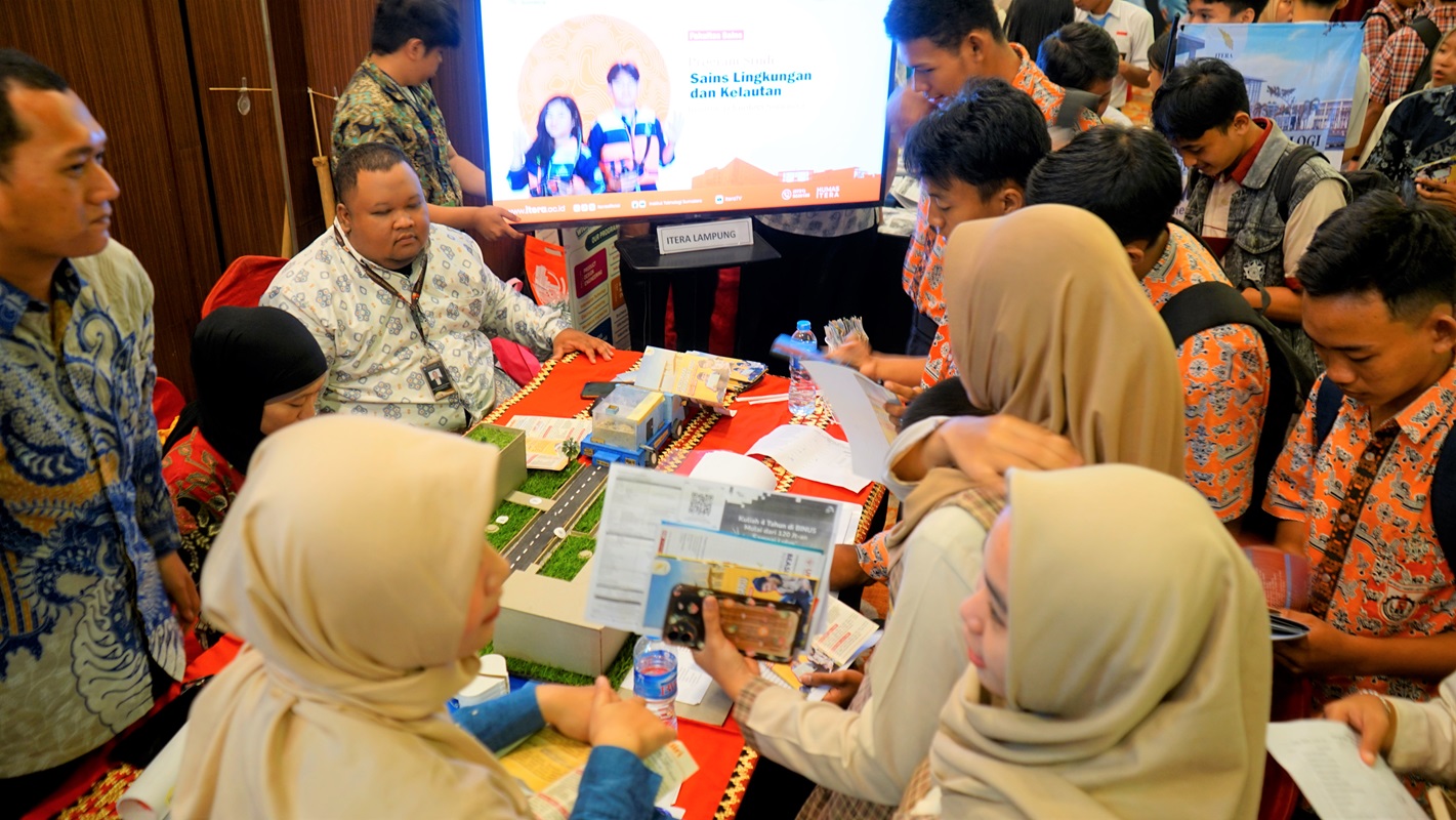 Hadir di Campus Expo 2025, Itera Sosialisasikan Profil Prodi kepada Siswa SMA/SMK Se-Bandar Lampung