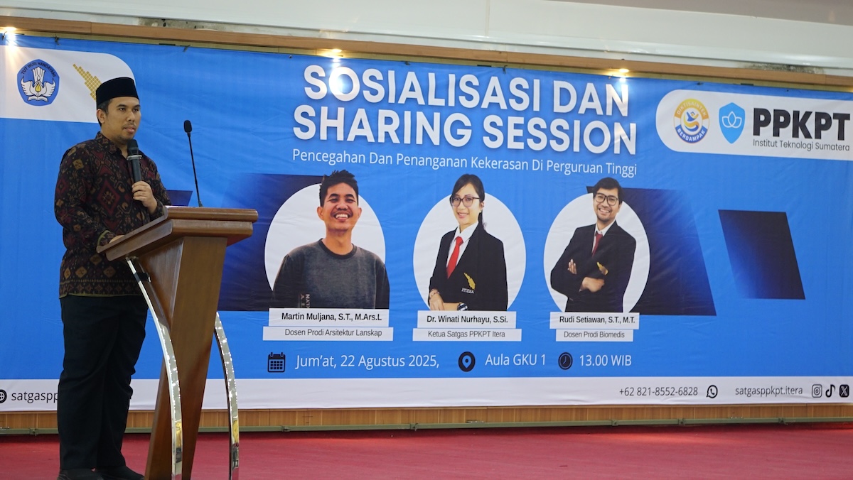 Perkuat Komitmen Kampus Aman, Satgas PPKPT Itera Gelar Sosialisasi Pencegahan Kekerasan