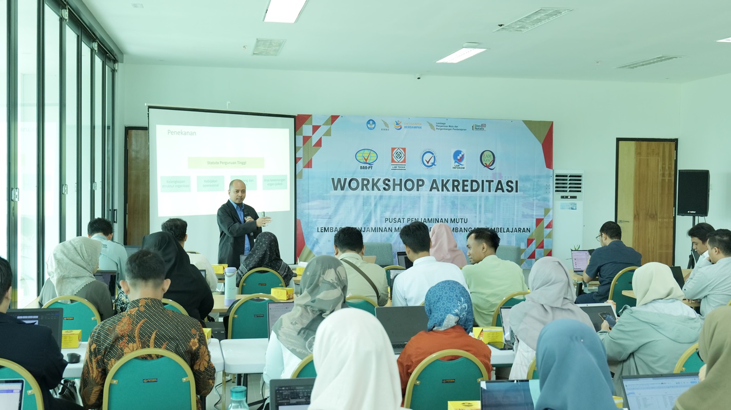 Persiapkan Akreditasi Prodi, LPMPP Itera Gelar Workshop Akreditasi LAM Teknik