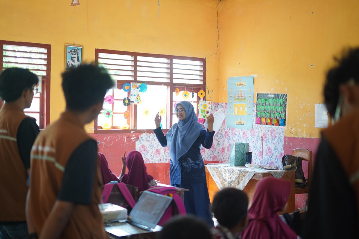 Mahasiswa KKN Tematik Itera Kenalkan Pola Hidup Sehat kepada Siswa SD di Desa Rejosari
