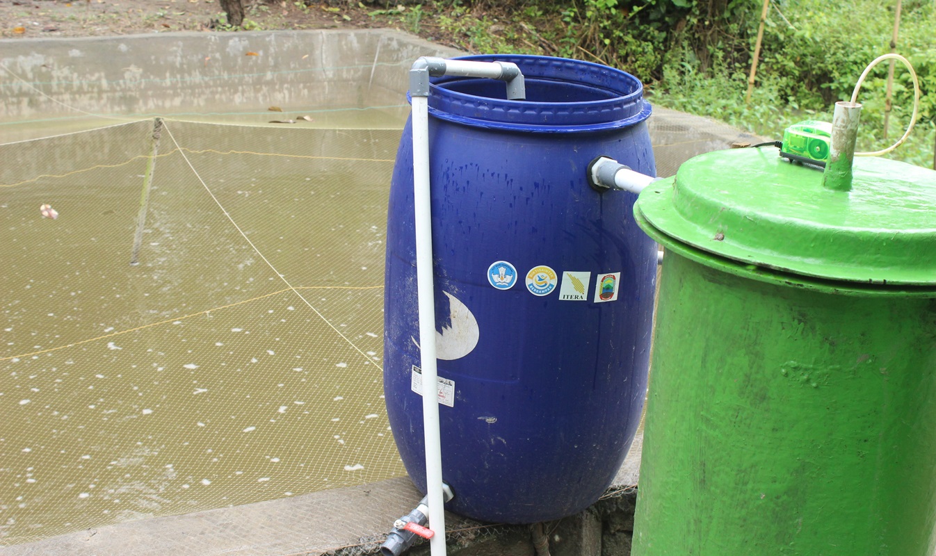 Wujudkan Budidaya Ikan Modern, Itera Kenalkan Biofilter IoT di Lampung Selatan