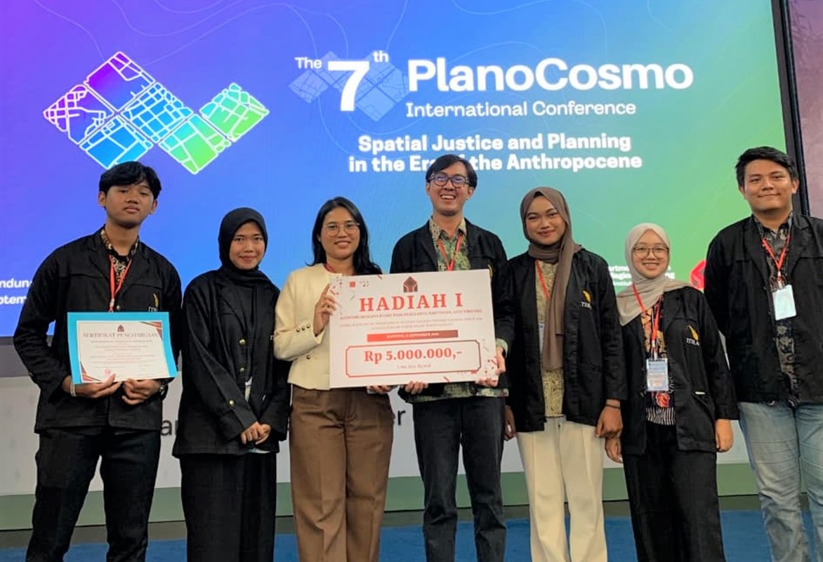 Tim Mahasiswa PWK Itera Raih Karya Terbaik 1 Lomba Karya Studio Nasional