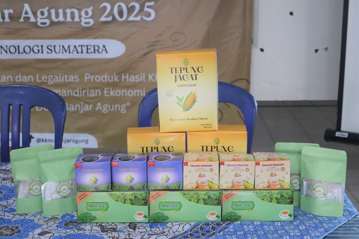 Teh Kelor hingga Tepung Jagung Sehat, Inovasi Mahasiswa KKN Itera Siap Masuk Pasar
