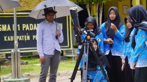 Itera Membumikan Sains Lewat Pengamatan Matahari di SMAN 1 Padang Cermin
