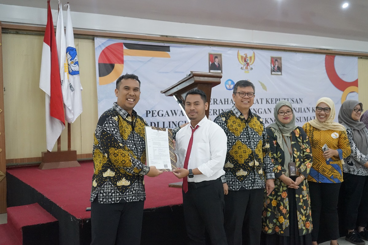 268 Pegawai Itera Terima SK Pengangkatan PPPK