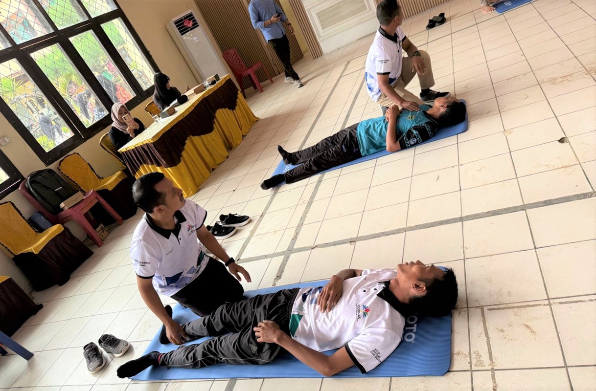 Dosen Itera Beri Edukasi Pertolongan Pertama dan Suplemen Aman bagi Atlet di Lampung Tengah