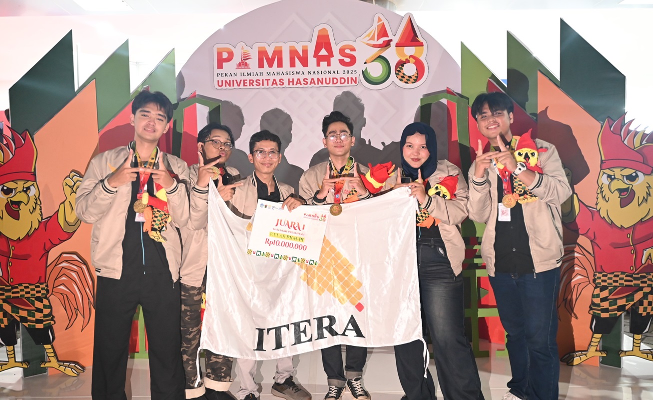 Itera Berhasil Raih Peringkat 6 Nasional pada Pimnas ke-38 di Makassar