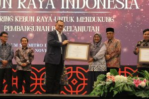 Kebun Raya Itera Kembali Raih Penghargaan Terbaik ke-3 Nasional  