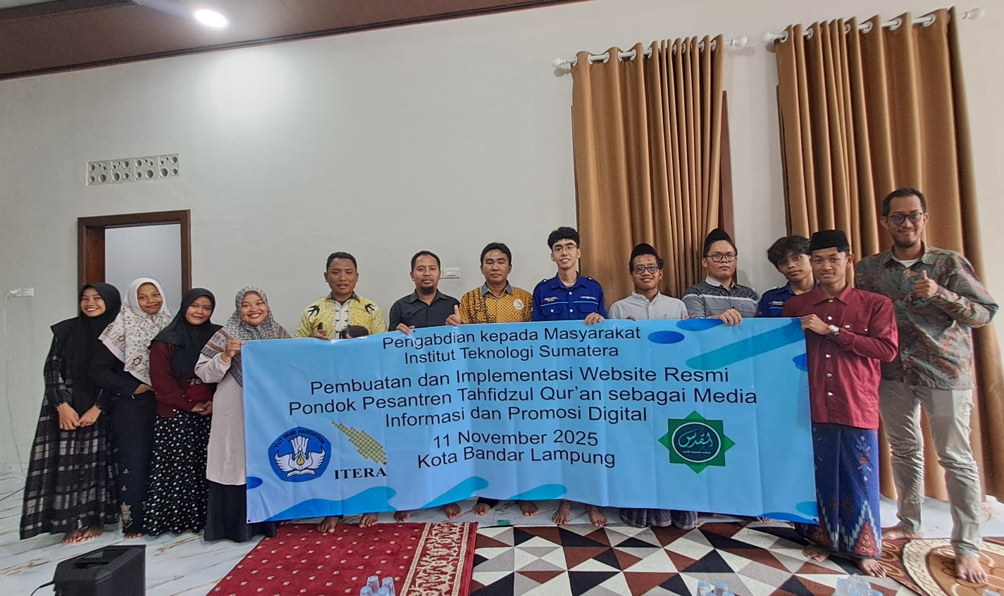 Tim Dosen Itera Hadirkan Inovasi Website Berbasis AI untuk Ponpes Al-Quds Bandar Lampung