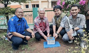 Tim Teknik Geomatika Itera Bangun Benchmark Permanen, Perkuat Pembelajaran Geospasial di SMKN 2 Bandar Lampung