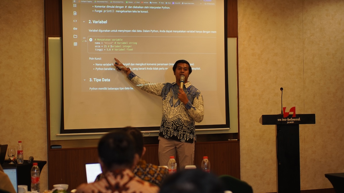 BI Jambi Gandeng Dosen Teknik Informatika Itera Perkuat Kapasitas Data SKPD