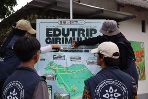 Mahasiswa KKN Itera Petakan Jalur Edutrip untuk Perkuat Desa Wisata Girimulyo