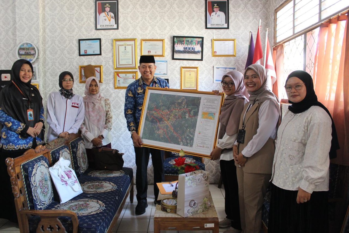 Dosen Teknik Geomatika Itera Petakan Jalur Aman Pejalan Kaki untuk Pelajar di Bandar Lampung