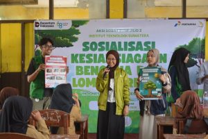 Sobat Bumi Lampung Itera Edukasi Siaga Bencana Siswa SDN 3 Karang Anyar
