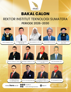 Pendaftaran Bakal Calon Rektor Itera Resmi Ditutup, 13 Kandidat Ikuti Tahapan Seleksi