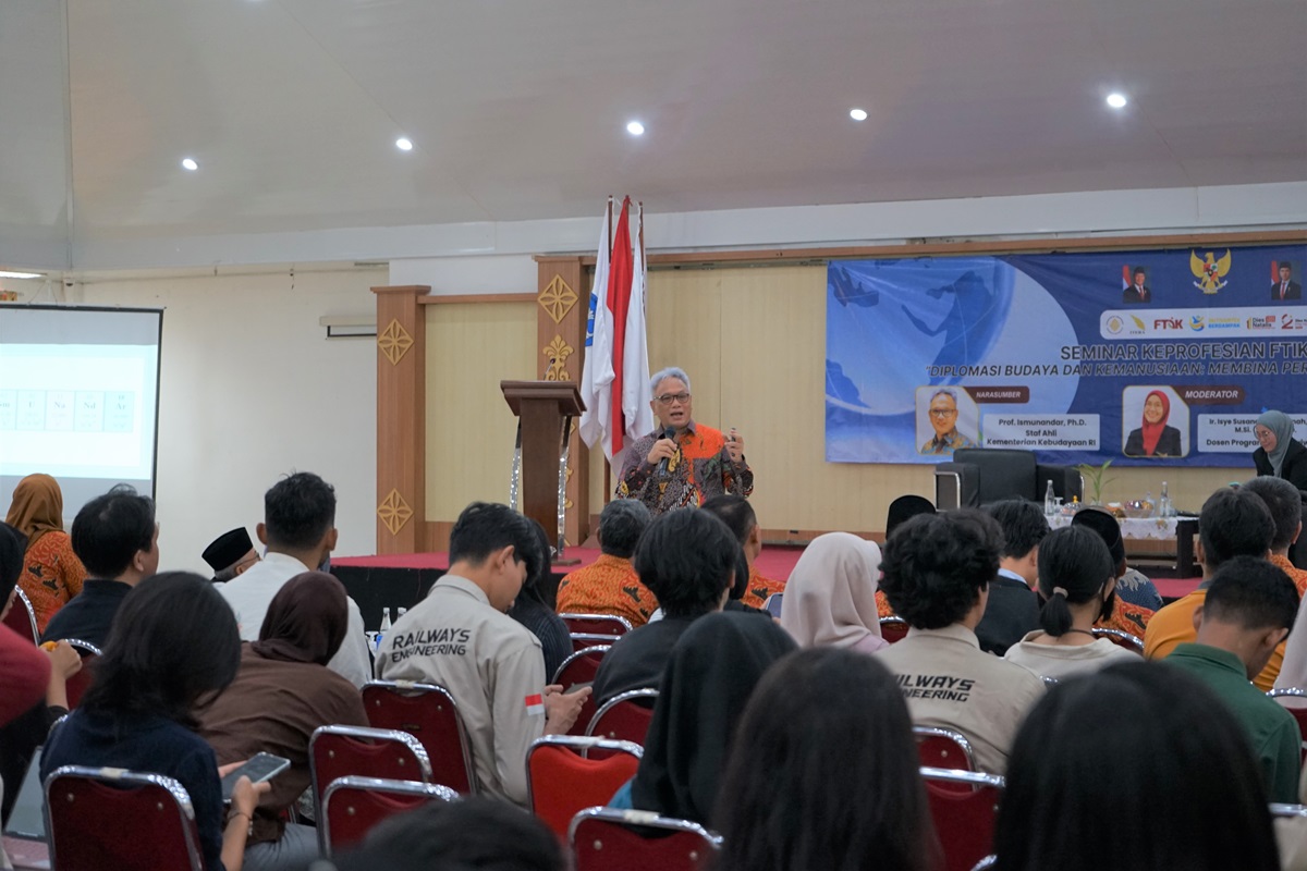 Seminar Keprofesian FTIK Itera Bahas Diplomasi Budaya dan Kemanusiaan melalui UNESCO