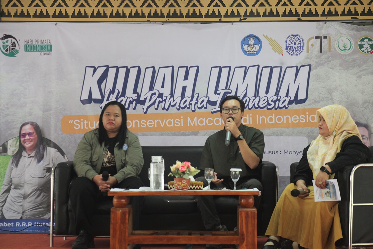 Peringati Hari Primata Indonesia, Itera Gelar Kuliah Umum Konservasi Macaca