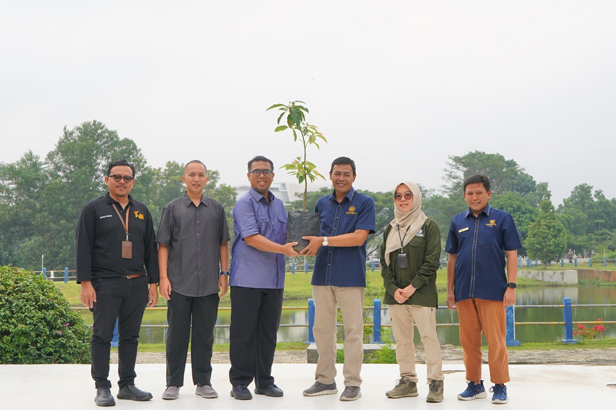 Peringati Hari Bakti Perbendaharaan, Itera Jadi Lokasi Penanaman Pohon Kanwil DJPb Lampung