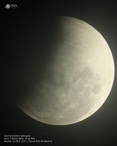 OAIL Itera Berhasil Amati Fase Gerhana Bulan Total