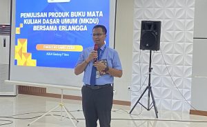 Perkuat Literasi Akademik, Fakultas Sains Itera Gandeng Penerbit Erlangga Latih Dosen Menulis Buku