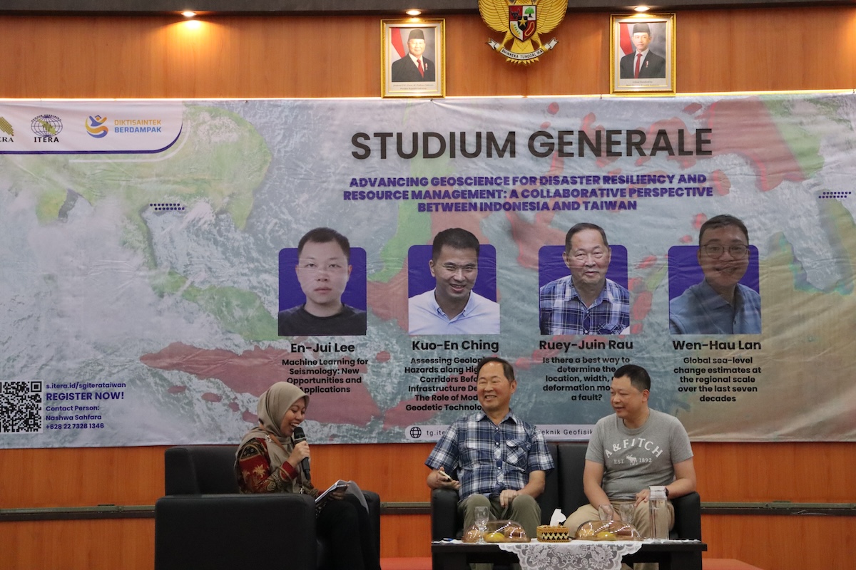 Perkuat Jejaring Internasional, Teknik Geofisika Itera Hadirkan Pakar Taiwan Bahas Mitigasi Bencana