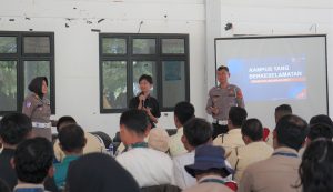 Dorong Kepatuhan Berkendara, K3L Itera Bersama Ditlantas Polda Lampung Sosialisasi kepada Mahasiswa
