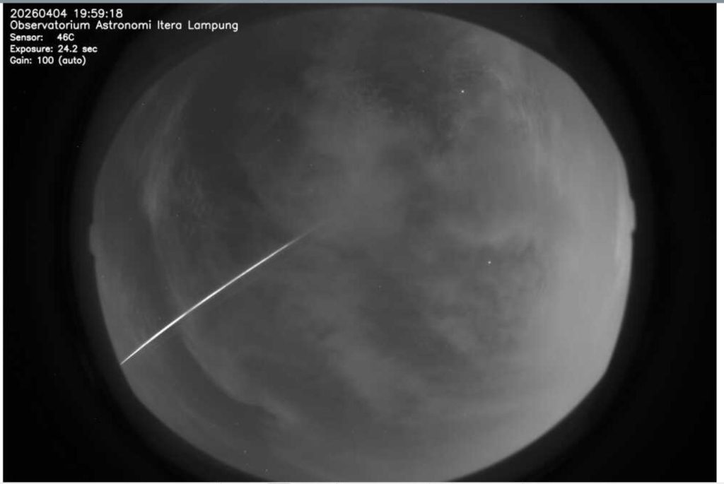 Observatorium Astronomi Itera Identifikasi Benda Jatuh Antariksa di ...