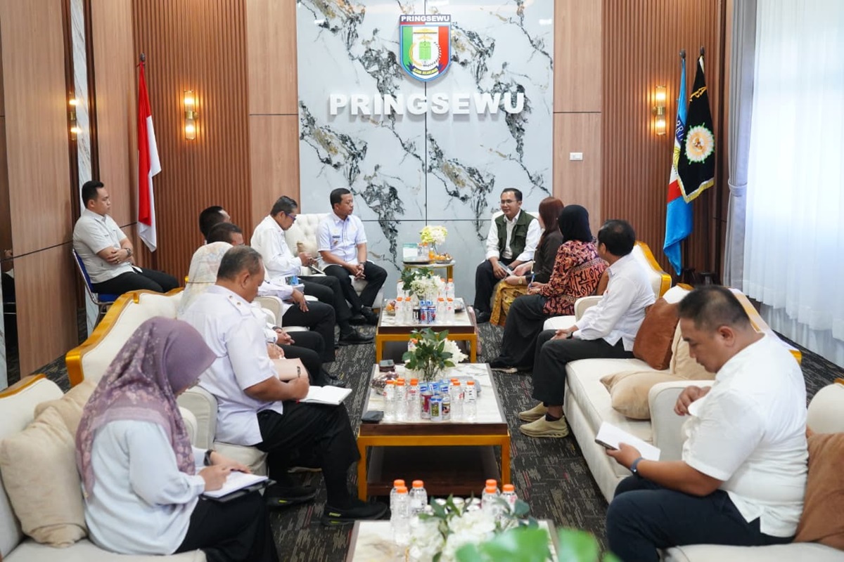 Audiensi Tim KKN Itera – Bupati Pringsewu Dorong Hilirisasi Pertanian dan Inovasi Desa