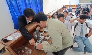 Prodi Rekayasa Instrumentasi dan Automasi Itera Latih Siswa SMKN 1 Terusan Nunyai Desain PCB dan 3D Printing