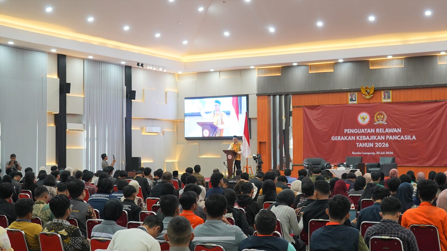 You are currently viewing BPIP Gelar Penguatan Relawan Gerakan Kebajikan Pancasila di Itera