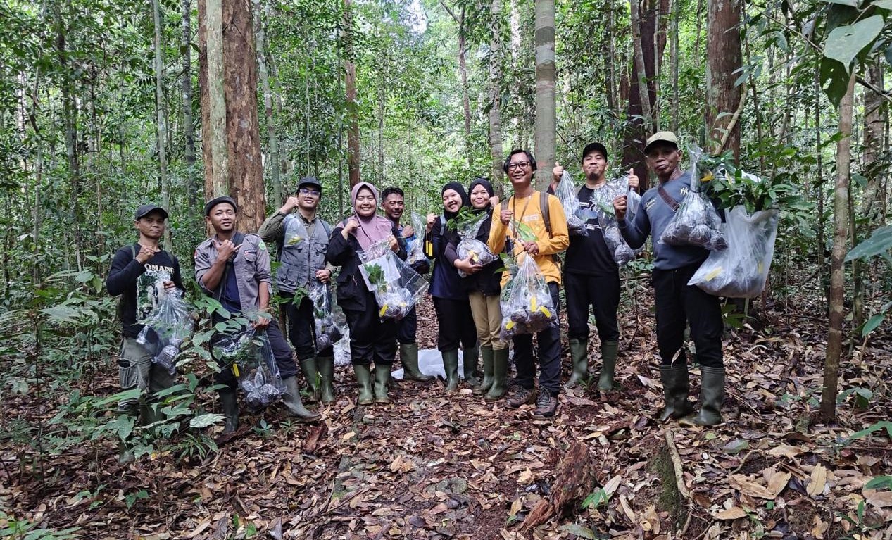 You are currently viewing Kebun Raya Itera Tambah Koleksi Hasil Eksplorasi Taman Nasional Tesso Nilo Riau