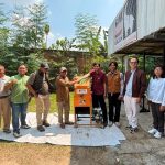 Dorong Pengelolaan Sampah Berkelanjutan, Tim Itera Hadirkan Mesin Pencacah Plastik di Desa Way Hui