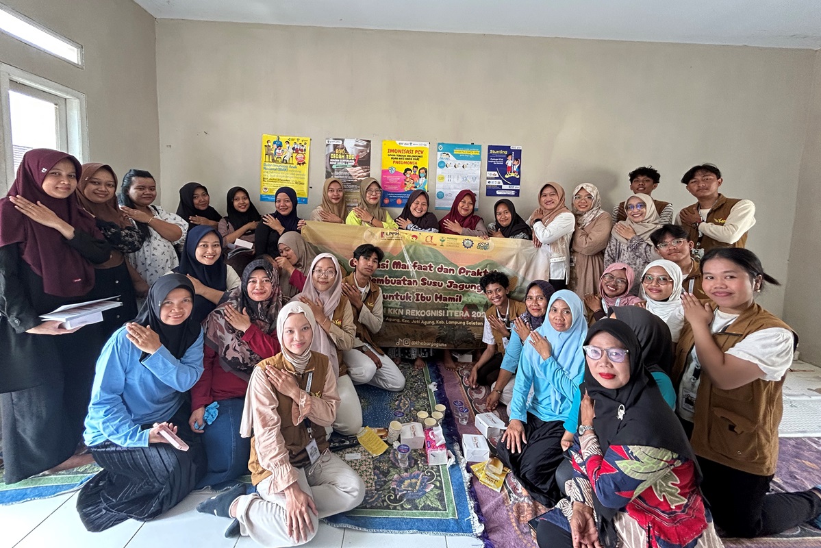 You are currently viewing Kolaborasi Dosen dan Mahasiswa Itera Kenalkan Susu Jagung sebagai PMT bagi Ibu Hamil