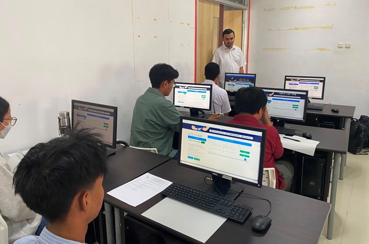 You are currently viewing Ukur Kemampuan Mahasiswa Baru, UPA Bahasa dan LPMPP Itera Gelar Assessment Basic Science – English  