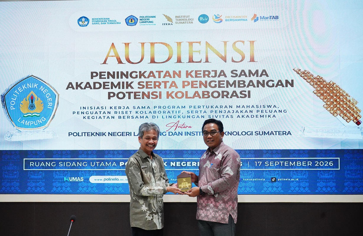 You are currently viewing Itera dan Polinela Bahas Penguatan Kolaborasi Riset dan Hilirisasi