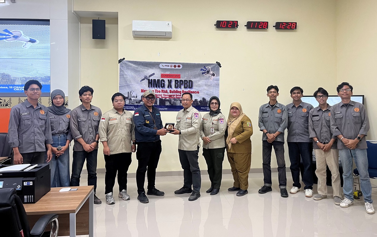 You are currently viewing Tingkatkan Pemahaman Mitigasi Bencana, HMG Itera Gelar Company Visit ke BPBD Lampung