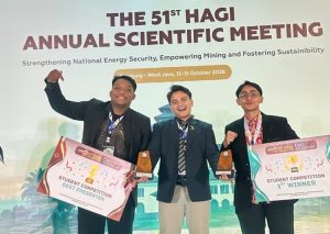 Read more about the article Mahasiswa Itera Raih Juara 1 dan Best Presenter di HAGI Student Competition