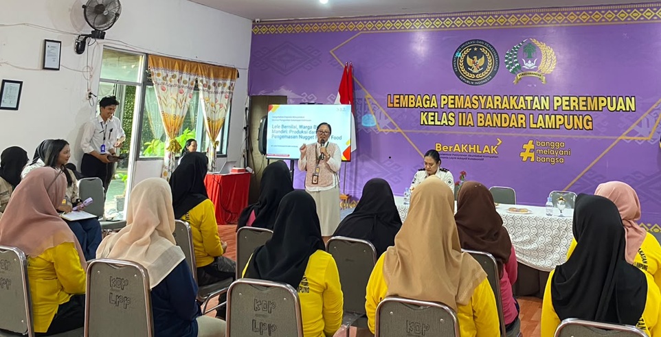 You are currently viewing Olah Lele Jadi Nugget, Itera Bekali Warga Binaan Keterampilan Usaha
