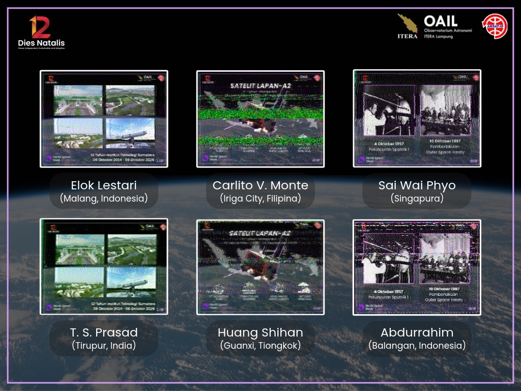 You are currently viewing Diterima di Lima Negara, OAIL Itera Kirim Gambar SSTV melalui Satelit LAPAN-A2